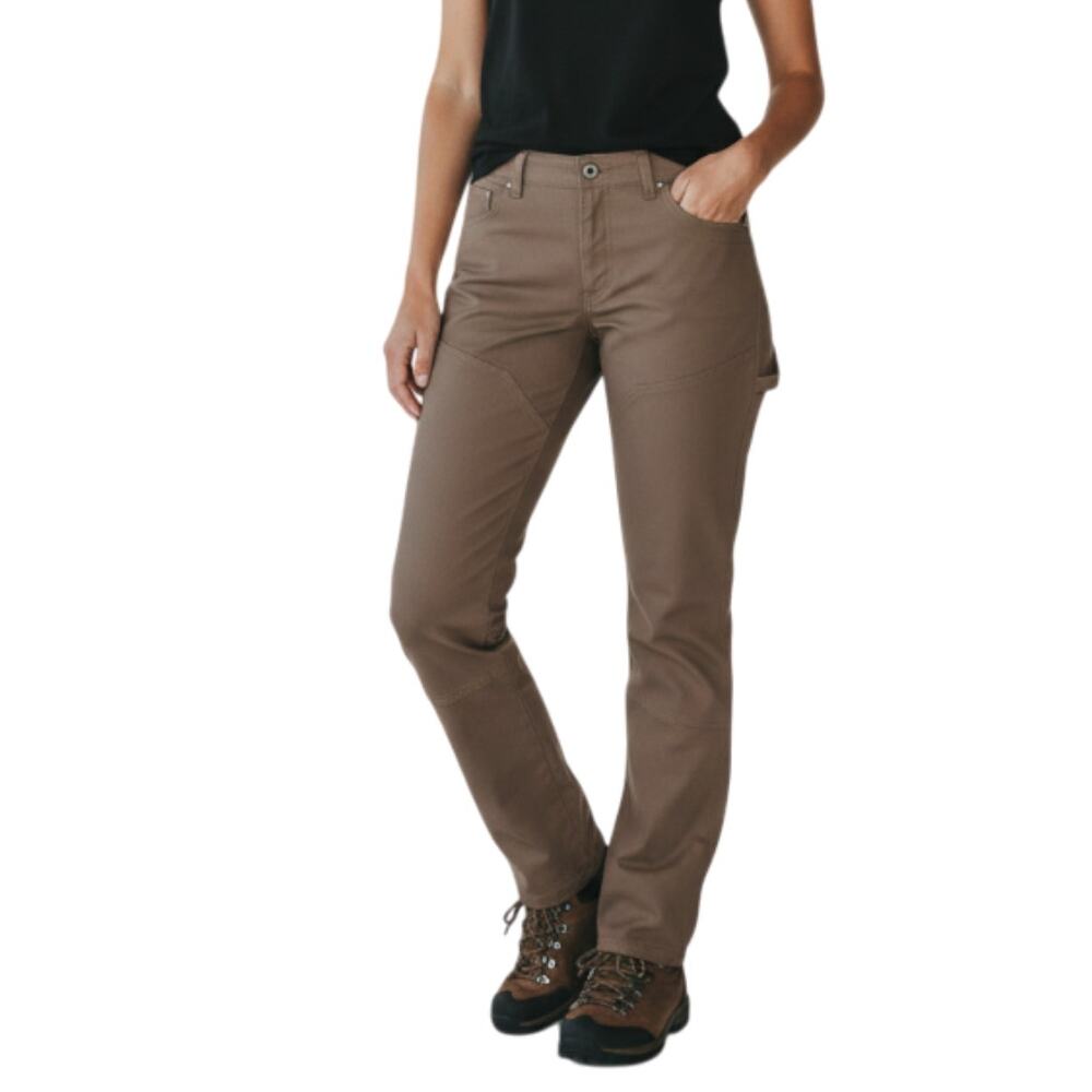 KÜHL The Law Straight Durable Heavyweight Pant Women 4R Walnut Work Outdoor NWOT